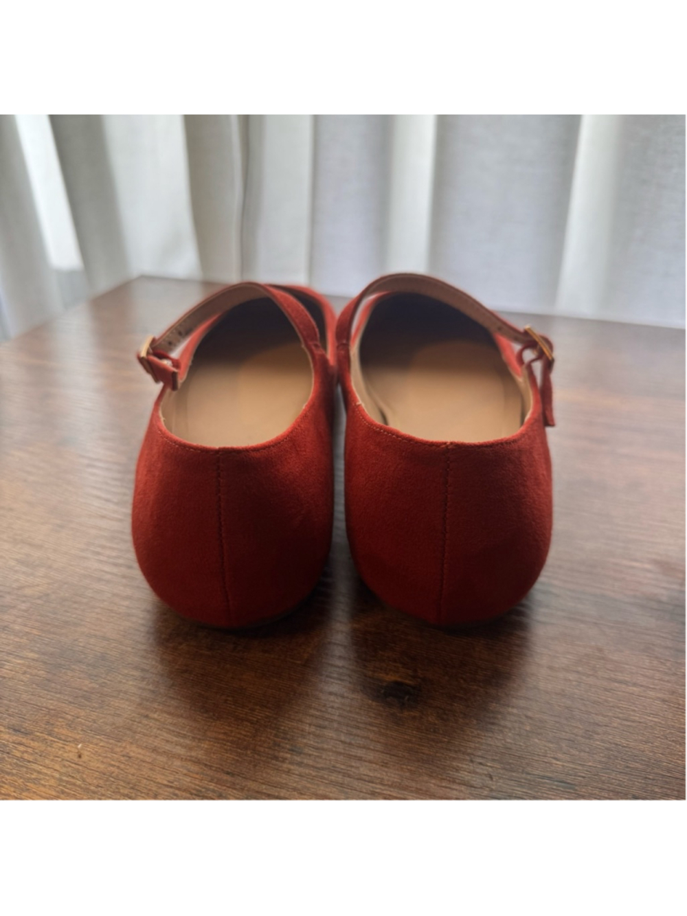 Journee Collection Carrie Mary Jane Flats - Size 10W - Picture 3 of 5